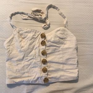 UO Halter neck cropped tank NWOT